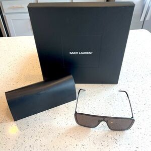 Authentic Saint Laurent SL364 Women’s Black metal sunglasses